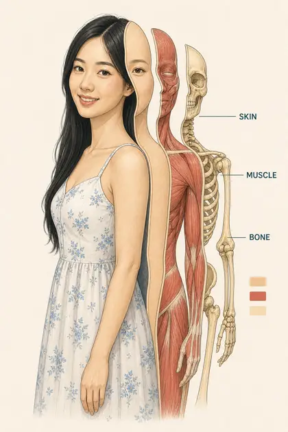 صورة شخصية خيالية: مقطع تشريحي