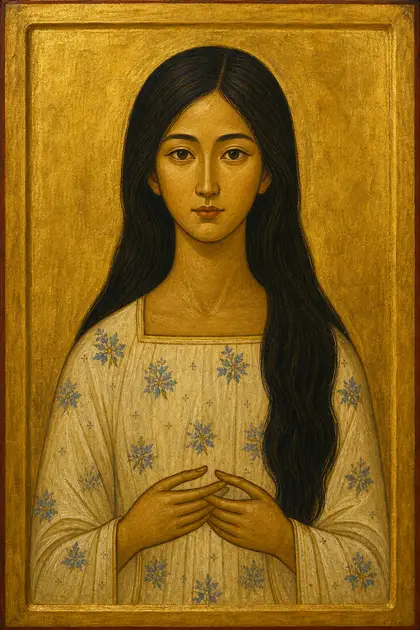 صورة شخصية خيالية: أيقونة بيزنطية