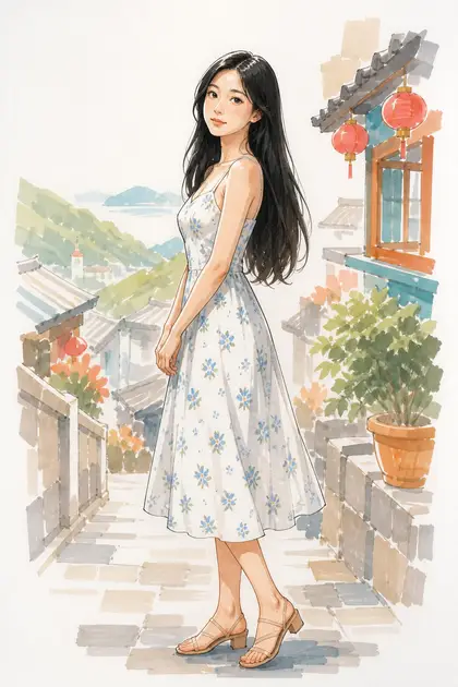 صورة شخصية خيالية: رسم بأقلام ماركر كحولية