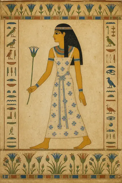 صورة شخصية خيالية: رسم المقابر المصرية