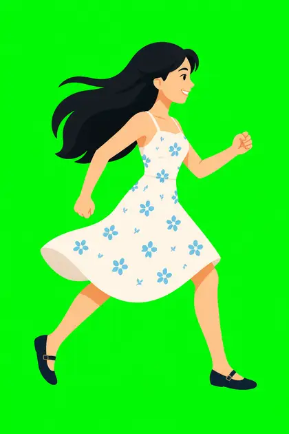 Chân dung hư cấu: Anh hùng game đi cảnh vector phẳng