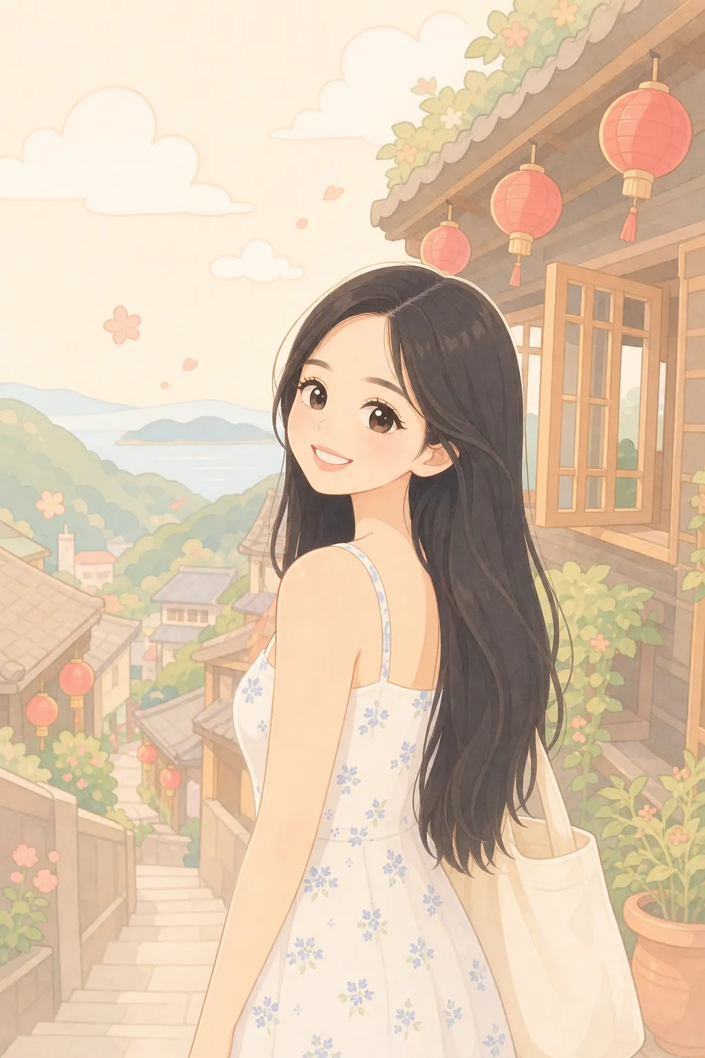ภาพบุคคลสมมติ: คาวาอี้พาสเทล