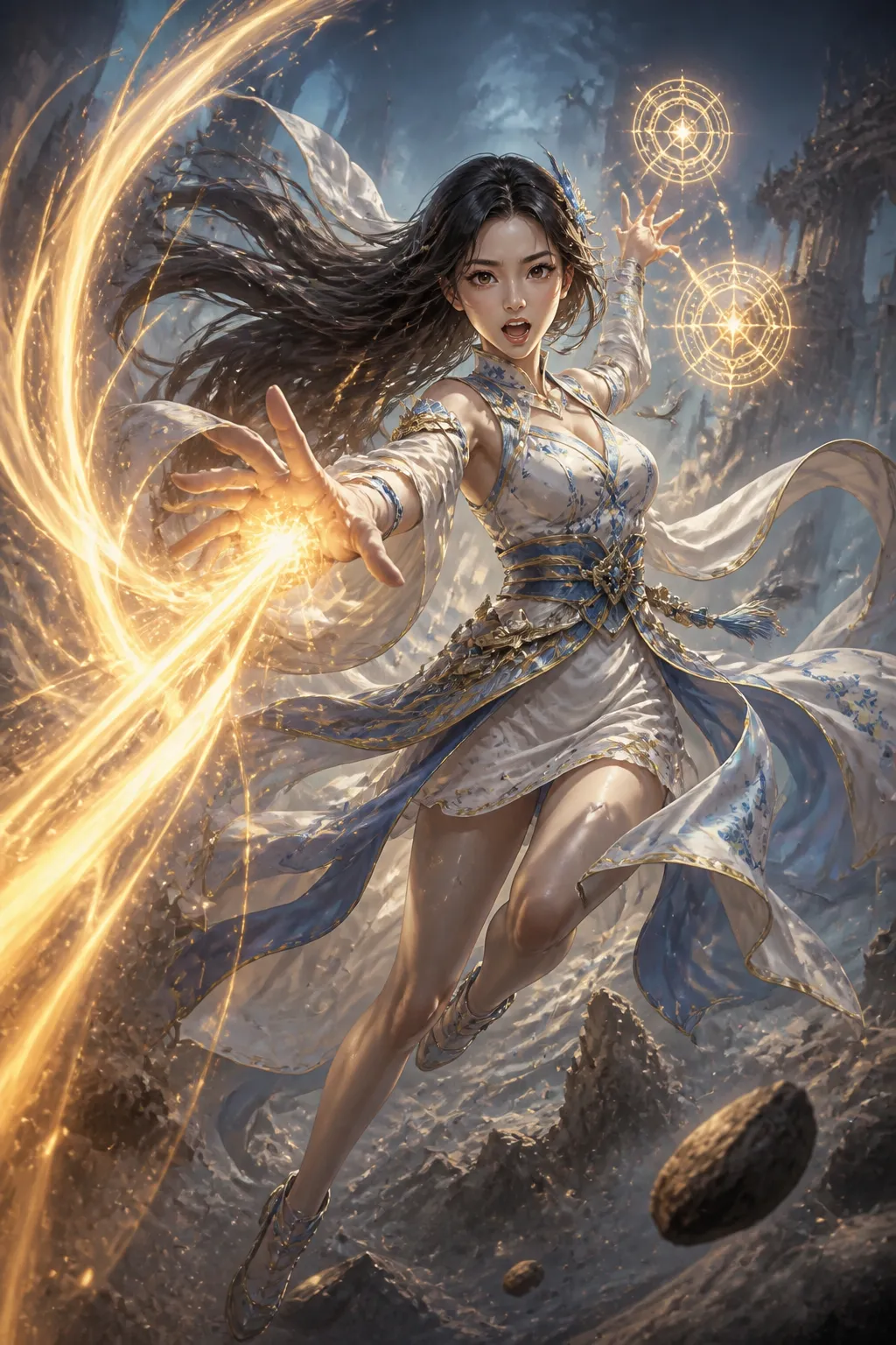 ภาพบุคคลสมมติ: สแปลชอาร์ตฮีโร่ MOBA