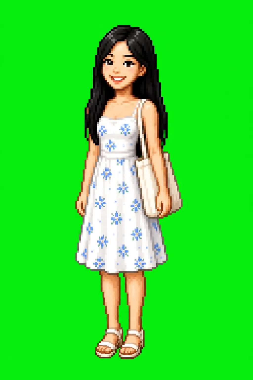 صورة شخصية خيالية: شخصية بكسل 16-bit