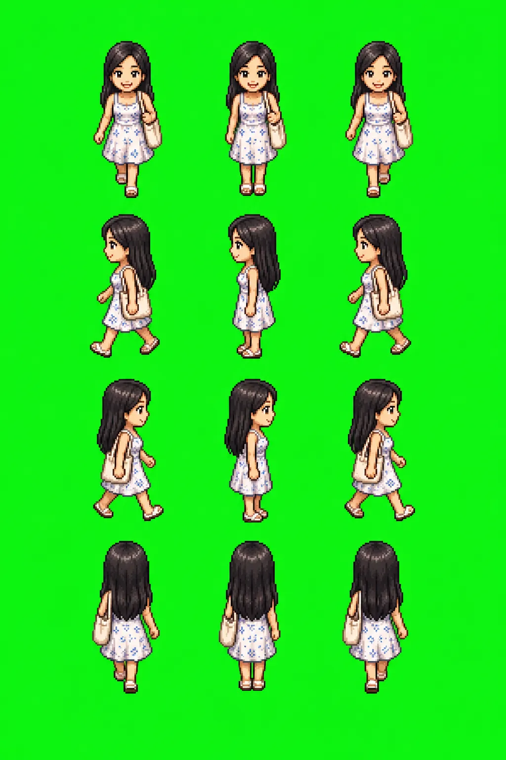 ภาพบุคคลสมมติ: ชีตวงจรการเดิน RPG