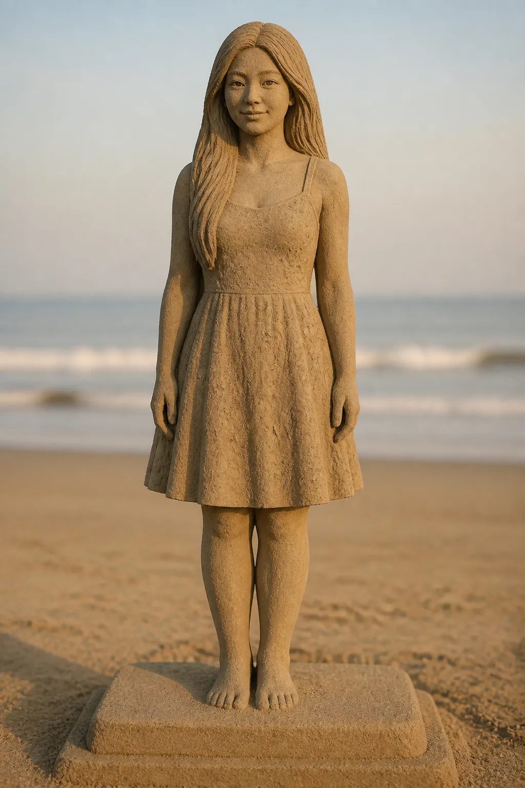 صورة شخصية خيالية: منحوتة رملية