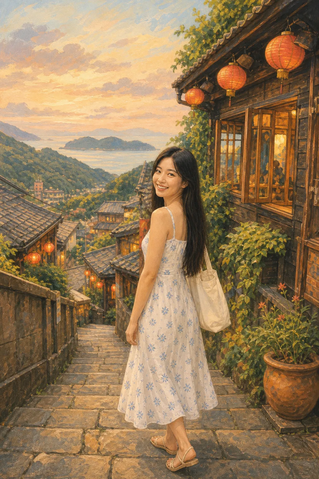 صورة شخصية خيالية: رسم لكتاب قصص